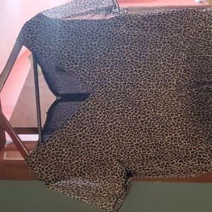 Jumpsuit leopard print